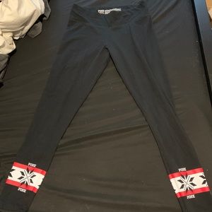 VS Pink Christmas Leggings